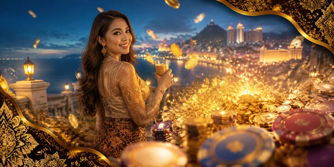Suasana pertaruhan bergaya batik di Genting Highlands Malaysia